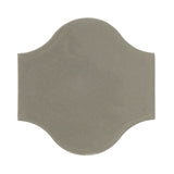 Clay Arabesque Pata Grande Tile - Pewter Matte 418u