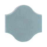 Clay Arabesque Pata Grande Tile - Sky Blue 290c