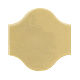 Clay Arabesque Pata Grande Tile - Vanilla Pudding 0131c