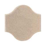 Clay Arabesque Pata Grande Tile - bone 482c