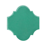 Clay Arabesque San Felipe Tile - Aqua Green