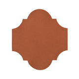 Clay Arabesque San Felipe Tile - Chocolate Matte