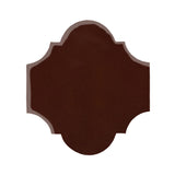 Clay Arabesque San Felipe Tile - Dark Roast