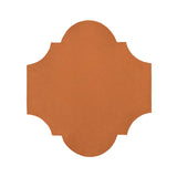 Clay Arabesque San Felipe Tile - Fawn Brown Matte