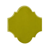 Clay Arabesque San Felipe Tile - Lime Green