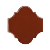 Clay Arabesque San Felipe Tile - Mahogany