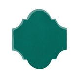 Clay Arabesque San Felipe Tile - Mallard Green