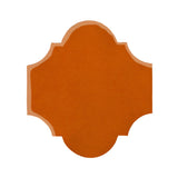 Clay Arabesque San Felipe Tile - Nutmeg
