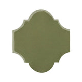 Clay Arabesque San Felipe Tile - Spanish Moss