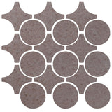 Clay Arabesque Sintra Glazed Ceramic Tile - Ash