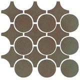 Clay Arabesque Sintra Glazed Ceramic Tile - Elder Green 