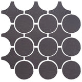 Clay Arabesque Sintra Glazed Ceramic Tile - May Gray