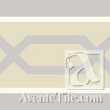 Mission Big Chippendale Border Encaustic Cement Tile