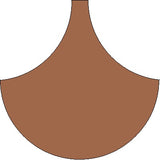 Mission Fish Scale Encaustic Cement Tile 8" -Terracotta