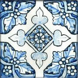 Spanish Caceres 6" x 6" Hand Painted Ceramic Tile