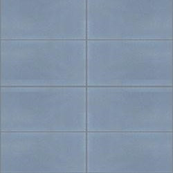 Mission French Blue 4"x8" Encaustic Cement Tile