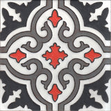 Malibu Bocassio Colorway D Hand Painted Ceramic Tile