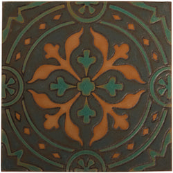 Malibu Le Rond Colorway A Hand Painted Ceramic Tile
