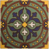 Malibu Le Rond Colorway B Hand Painted Ceramic Tile