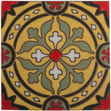 Malibu Le Rond Colorway F Hand Painted Ceramic Tile