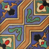 Malibu Ramera B Hand Painted Spanish Ceramic Tile