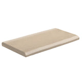 Malibu Field 3" x 6" Surface Bullnose Long Side Almond