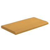 Malibu Field 3" x 6" Surface Bullnose Long Side Caramel Matte