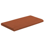 Malibu Field 3" x 6" Surface Bullnose Long Side Chocolate Matte