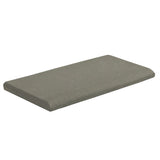 Malibu Field 3" x 6" Surface Bullnose Long Side Pewter Matte