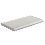 Malibu Field 3 x 6 Surface Bullnose Long Side White