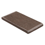 Malibu Field 3" x 6" Surface Bullnose Short Side Winter Gray Matte