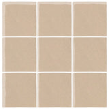 Malibu Field 3"x3" Almond #7506C Ceramic Tile