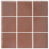 Malibu Field 3"x3" Eggplant #5115C Ceramic Tile