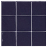 Malibu Field 3"x3" Midnight Blue #2965C Ceramic Tile