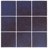 Malibu Field 3"x3" Persian Blue Ceramic Tile