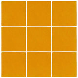 Malibu Field 3"x3" Valencia Orange Matte #129U Ceramic Tile 