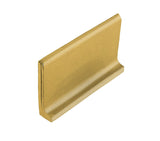 Malibu Field 3x6 Bullnose Top Cove Base Gold