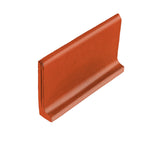 Malibu Field 3x6 Bullnose Top Cove Base Orange Glow