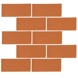 Malibu Field 3"x6" Fawn Brown Matte #470U Ceramic Tile