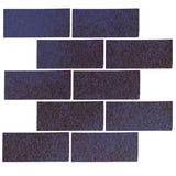Malibu Field 3"x6" Persian Blue Ceramic Tile