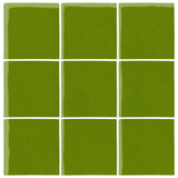 Malibu Field 4"x4" Evergreen #7741C Ceramic Tile
