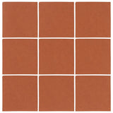 Malibu Field 4"x4" Chocolate Matte #175U Ceramic Tile