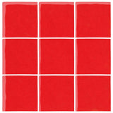 Malibu Field 4"x4" Tomato #7619C Ceramic Tile