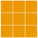 Malibu Field 4"x4" Valencia Orange Matte #129U Ceramic Tile 