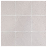 Malibu Field 4"x4" White Ceramic Tile