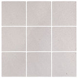 Malibu Field 4"x4" White Ceramic Tile
