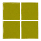 Malibu Field 5"x5" Lime Green #7495c Ceramic Tile