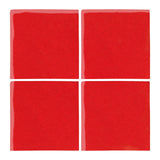 Malibu Field 5"x5" Tomato #7619C Ceramic Tile