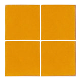 Malibu Field 6"x6" Valencia Orange Matte #129U Ceramic Tile 