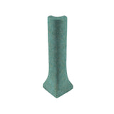 Malibu Field Cove Base Outside Corner 6" Sea Foam Green Matte